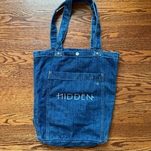 NEW Hidden Jeans Denim Tote Bag